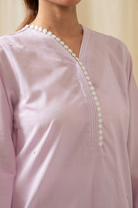 DYED CHIKANKARI LAWN SHIRT