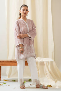 DYED CHIKANKARI LAWN SHIRT