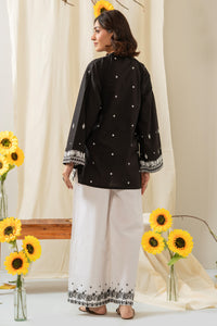 EMBROIDERED CHIKANKARI CAMBRIC STITCHED 1 PIECE SHIRT