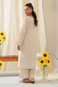 EMBROIDERED CHIKANKARI CAMBRIC STITCHED 1 PIECE SHIRT