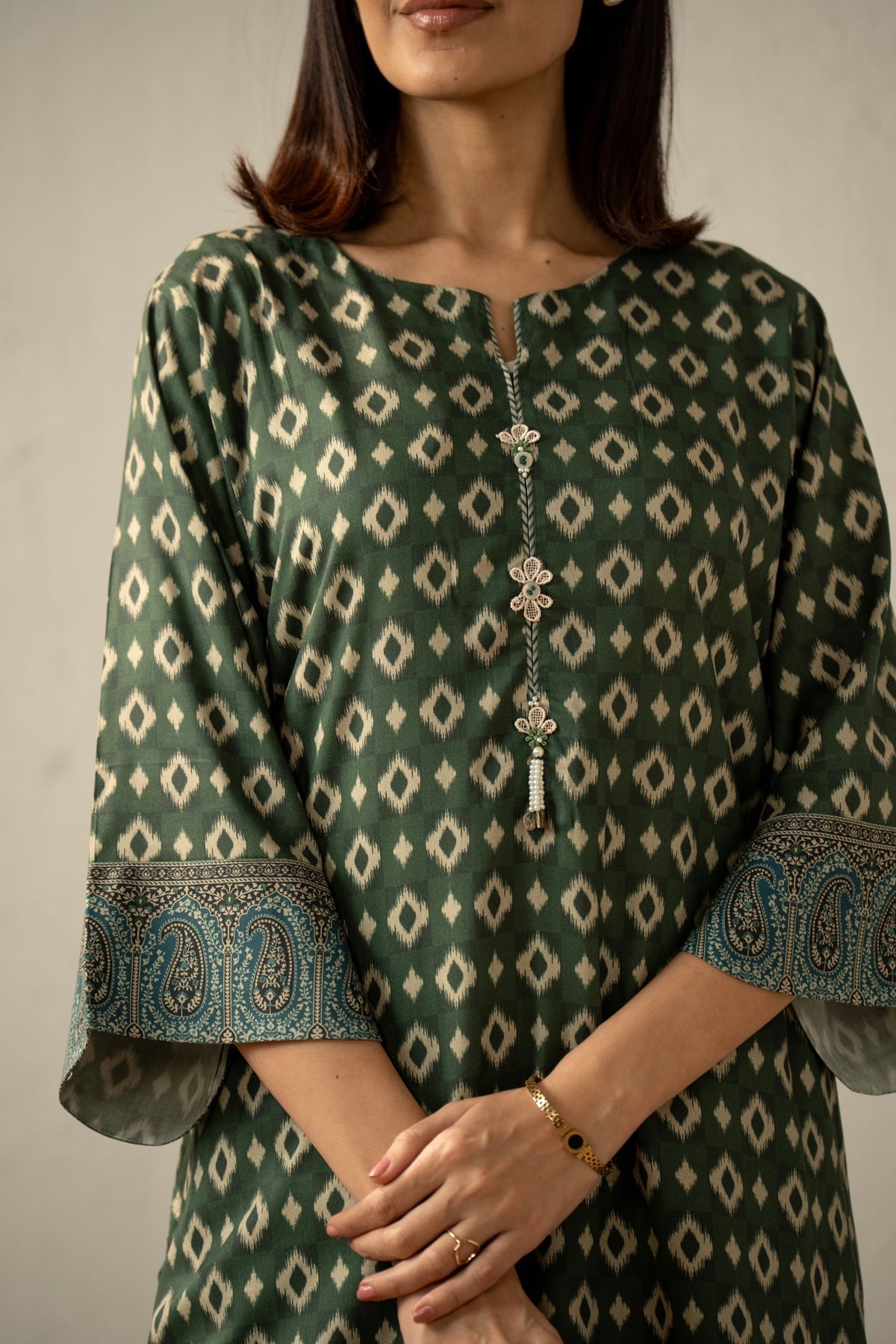 VISCOSE STITCHED SHIRT