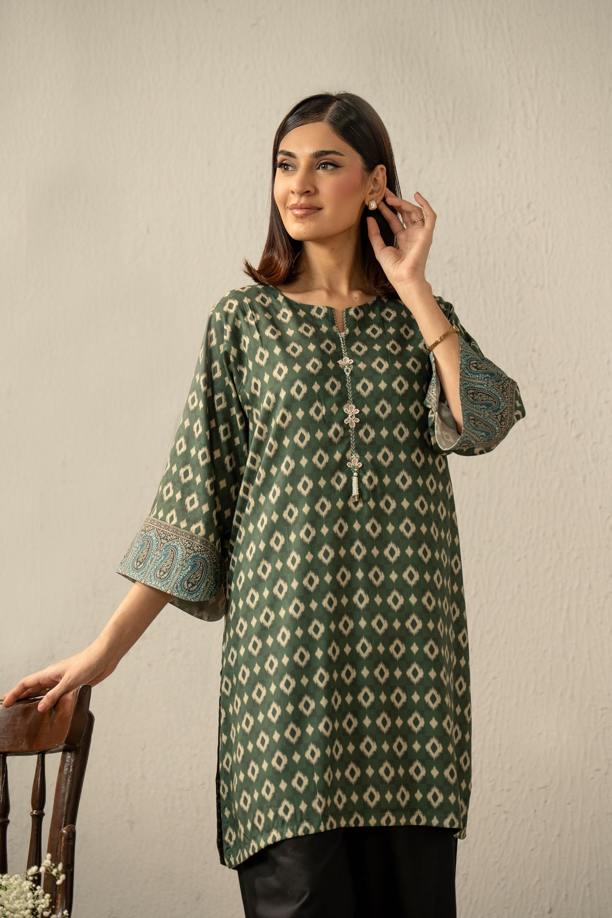 VISCOSE STITCHED SHIRT