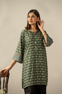 PRINTED VISCOSE STITCHED SHIRT