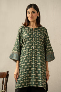 PRINTED VISCOSE STITCHED SHIRT
