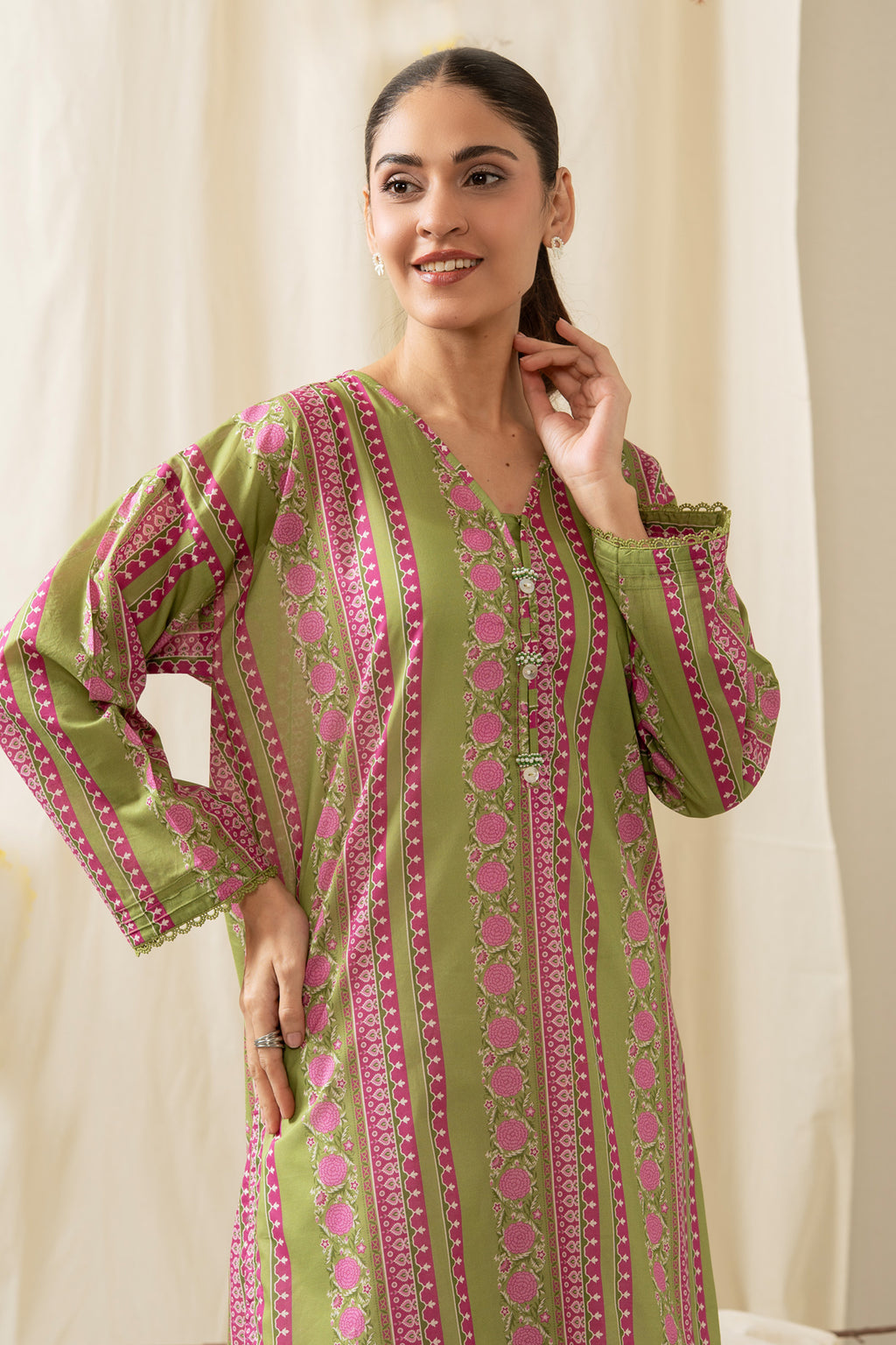 PRINTED LAWN STITCHED SHIRT