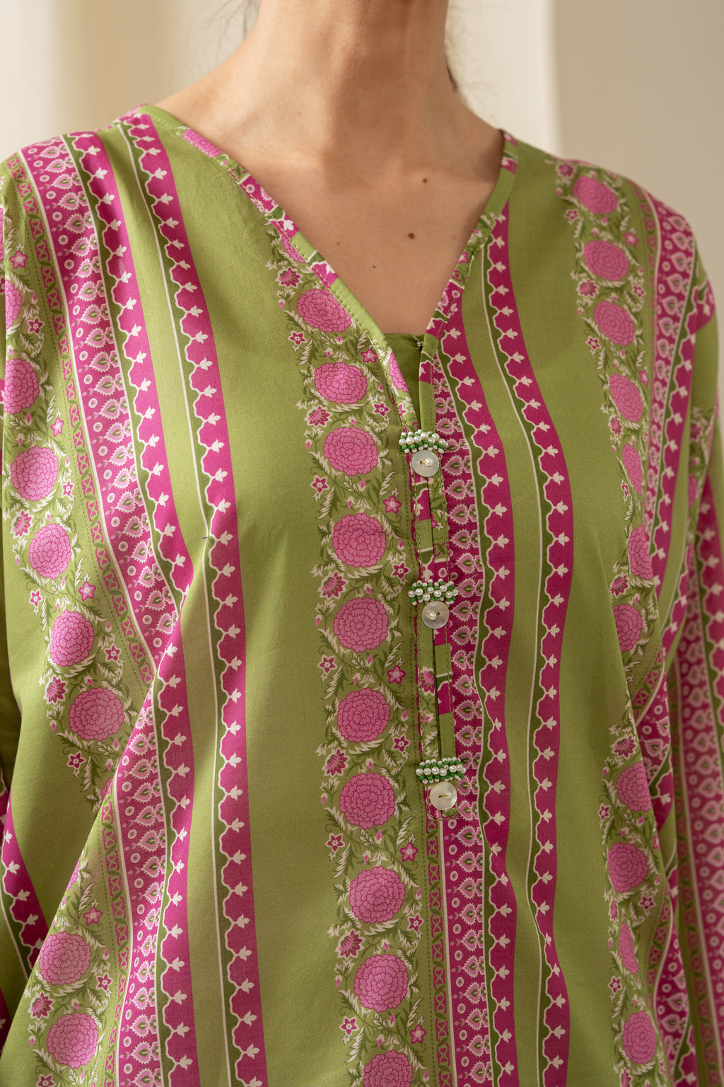 PRINTED LAWN STITCHED SHIRT