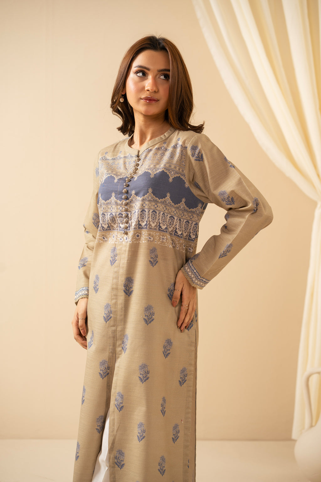 STITCHED PRINTED SHIRT