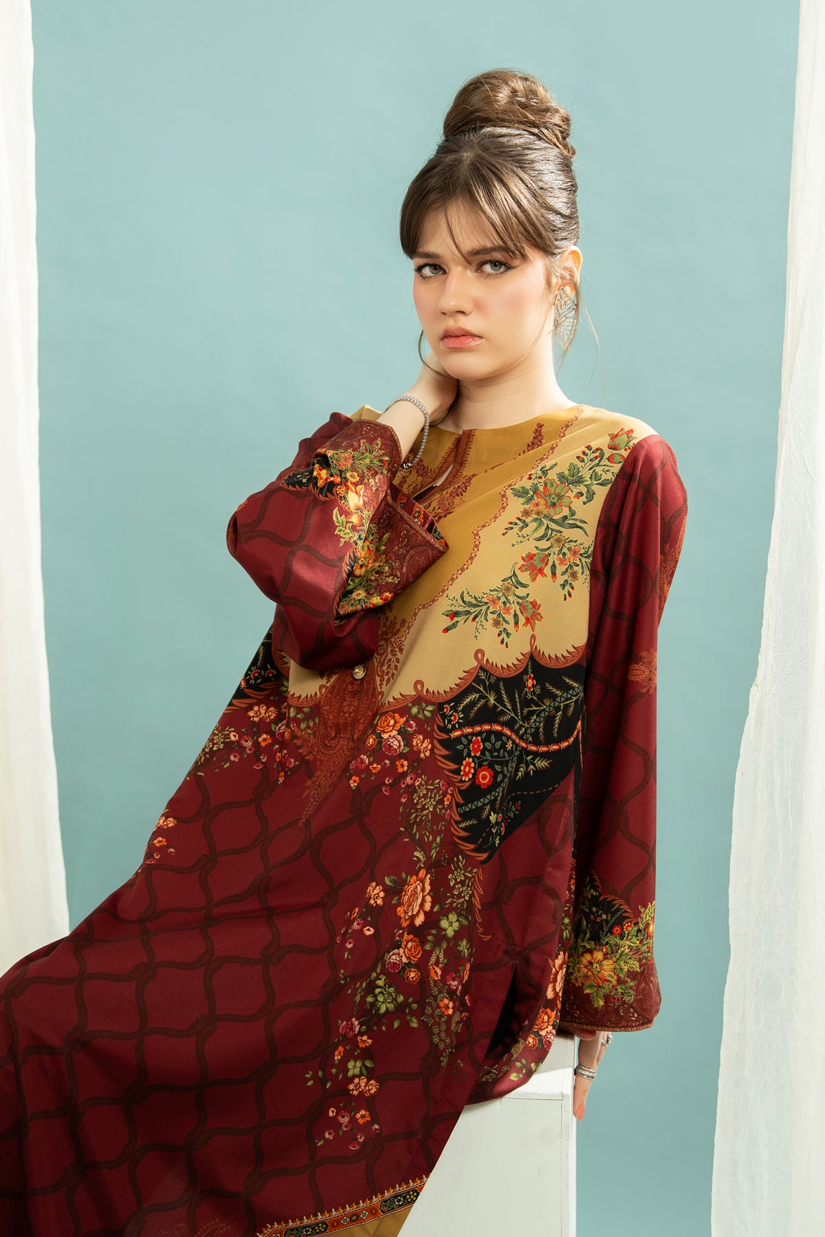 STITCHED KAFTAN