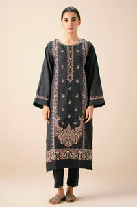 Stitched 2 Piece Dyed Embroidered Karandi Suit