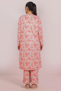 Stitched 2 Piece Printed Cambric Suit