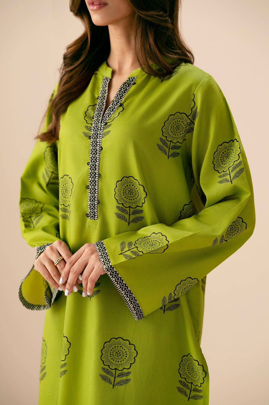 PRINTED SHIRT BOTTOM SUIT