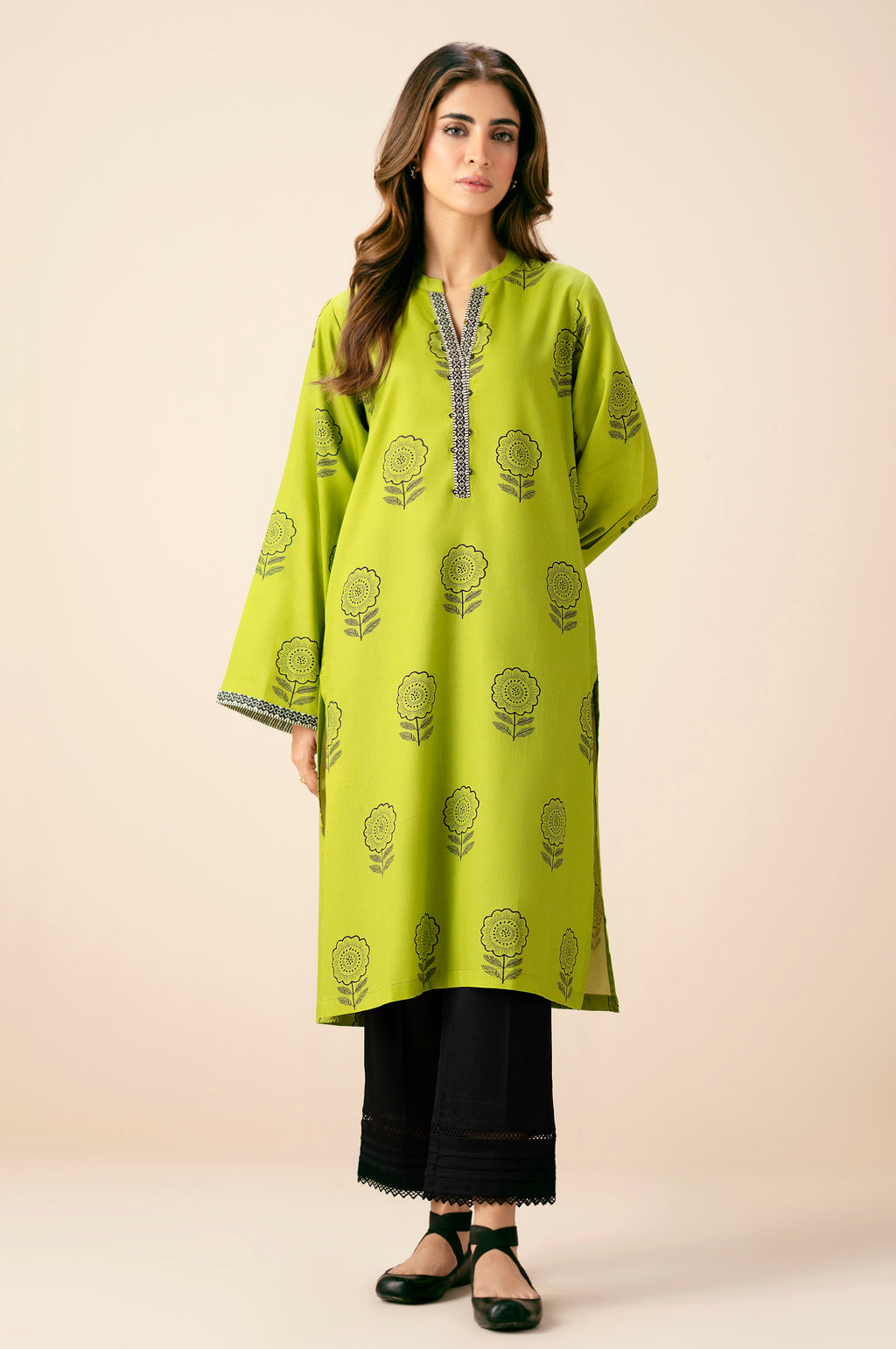 PRINTED SHIRT BOTTOM SUIT