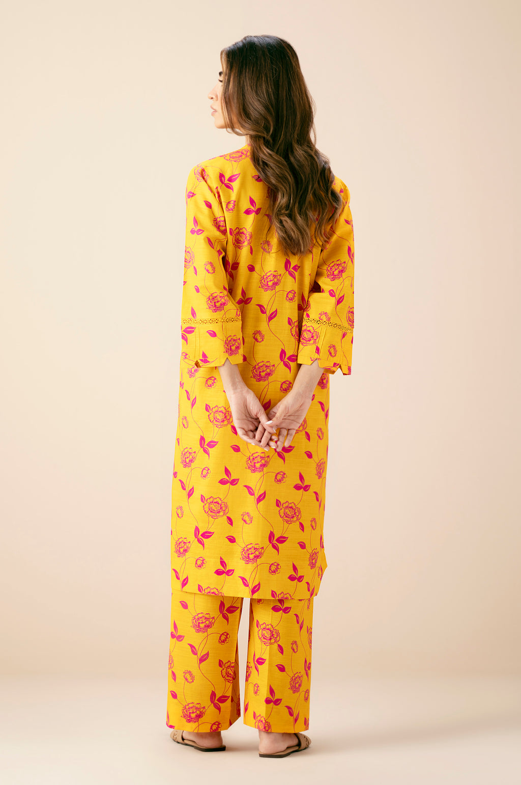 PRINTED SHIRT BOTTOM SUIT