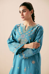 EMBROIDERED SHIRT BOTTOM SUIT