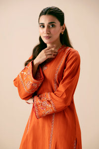 Stitched 2 Piece Textured Slub Suit