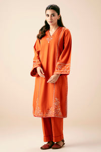 Stitched 2 Piece Textured Slub Suit
