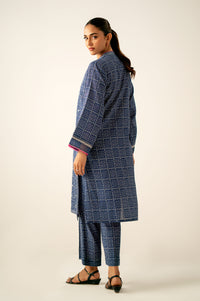 Stitched 2 Piece Printed Raw Silk Suit
