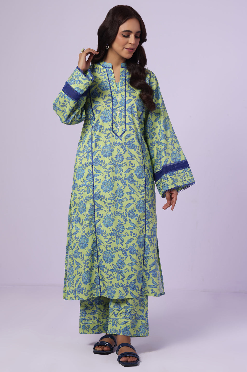 Stitched 2 Piece Printed Lawn Suit