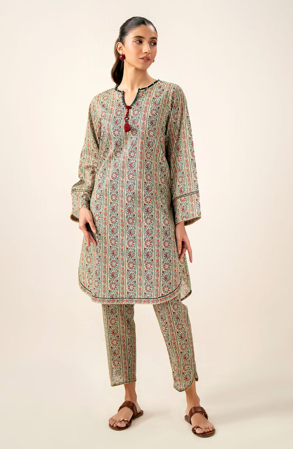 Stitched 2 Piece Printed Lawn Suit