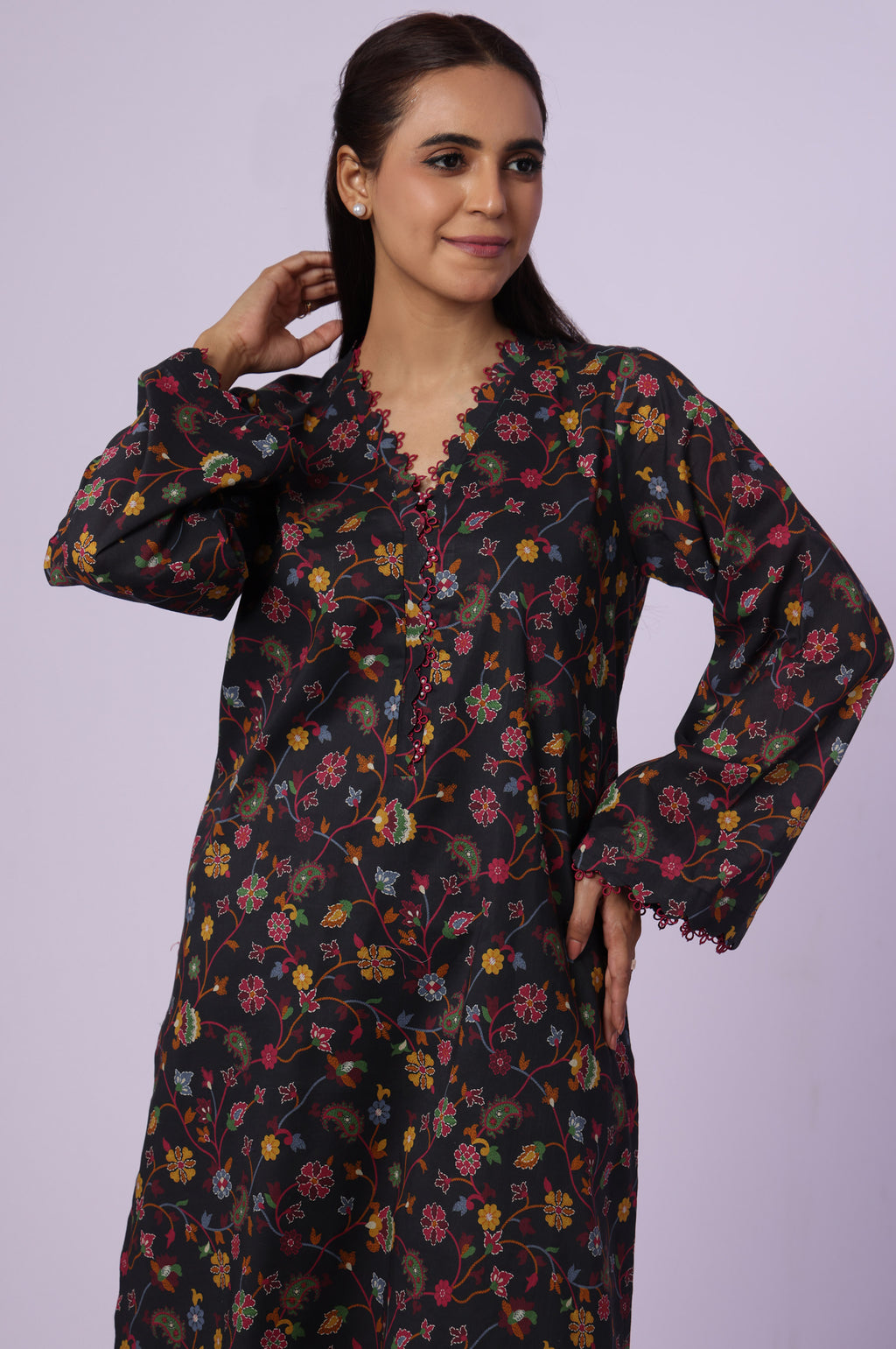 Stitched 2 Piece Printed Lawn Suit