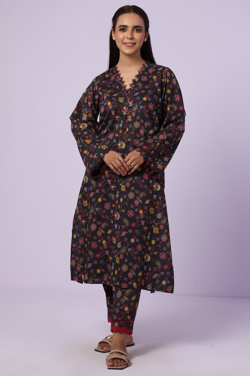 Stitched 2 Piece Printed Lawn Suit