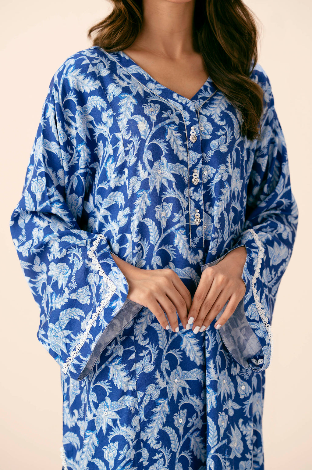 EMBROIDERED SHIRT BOTTOM SUIT