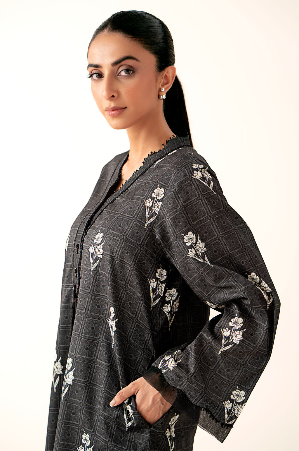 Stitched 2 Piece Printed Lawn Suit
