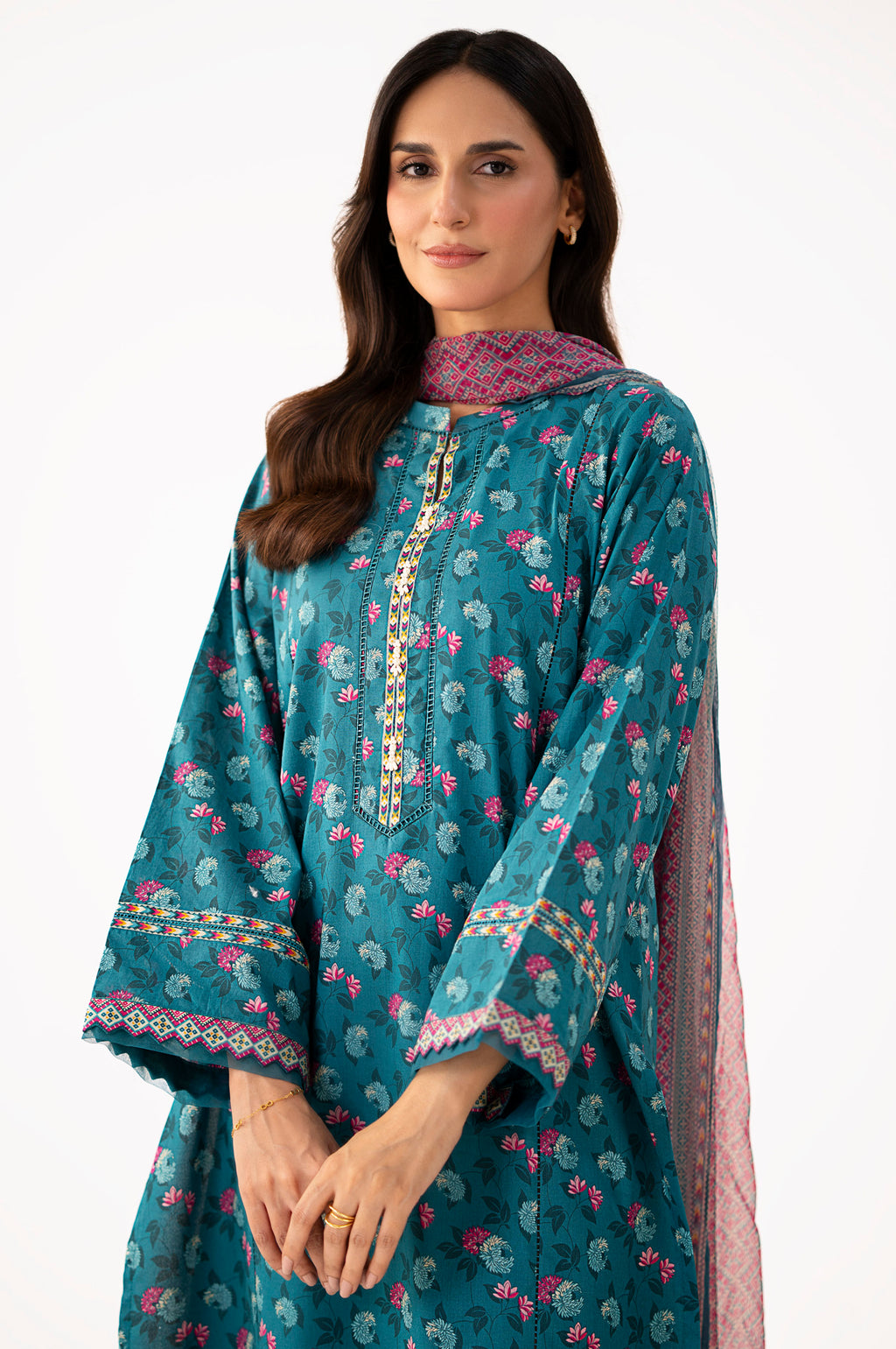 Stitched 2 Piece Printed Lawn Suit