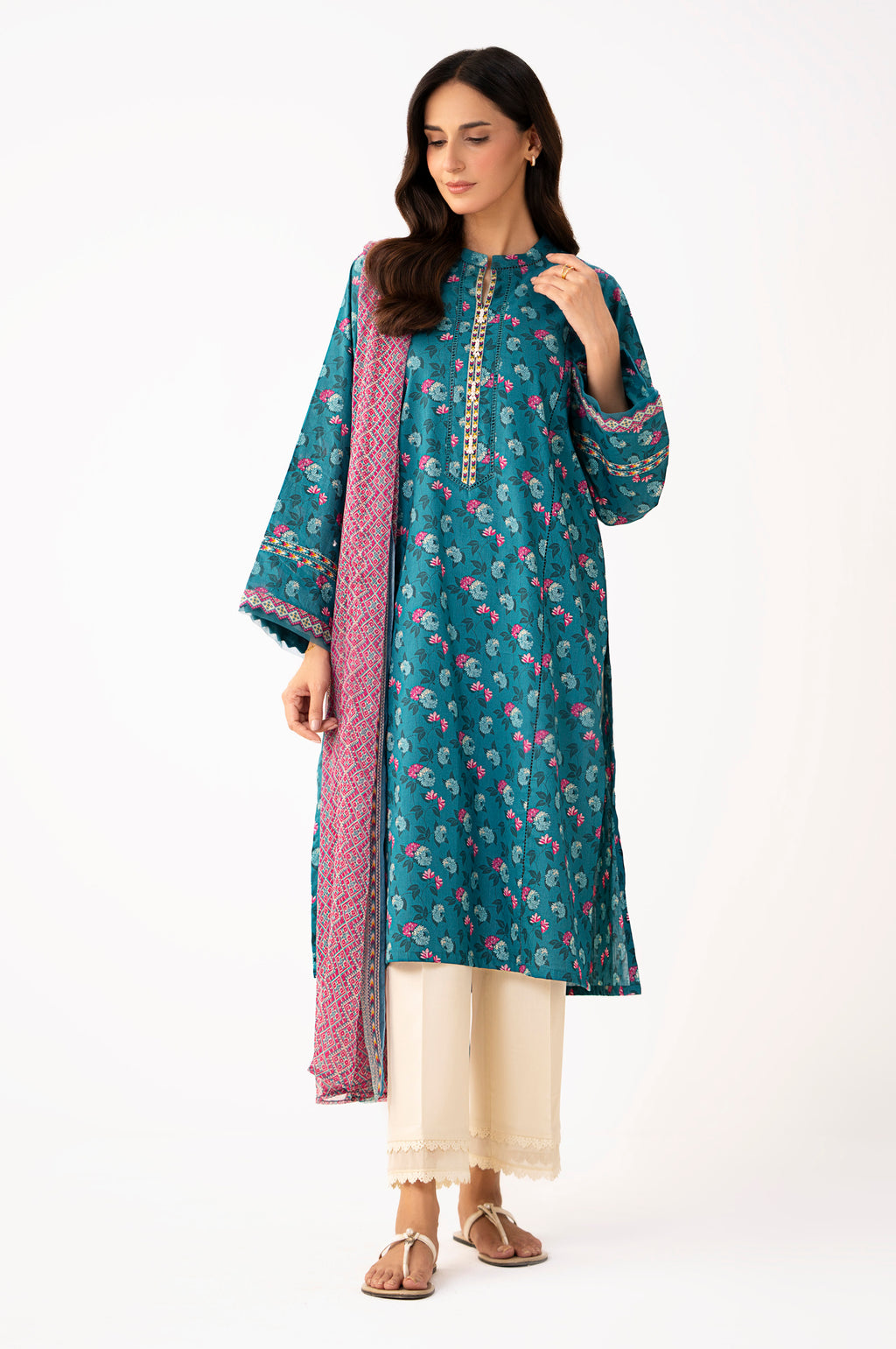 Stitched 2 Piece Printed Lawn Suit