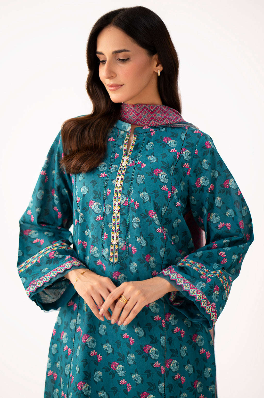 Stitched 2 Piece Printed Lawn Suit