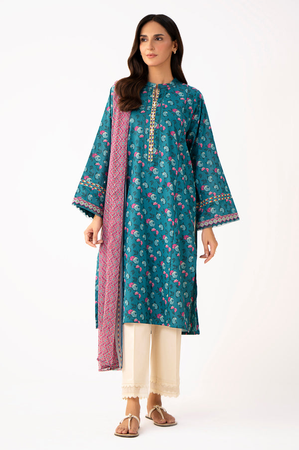 Stitched 2 Piece Printed Lawn Suit