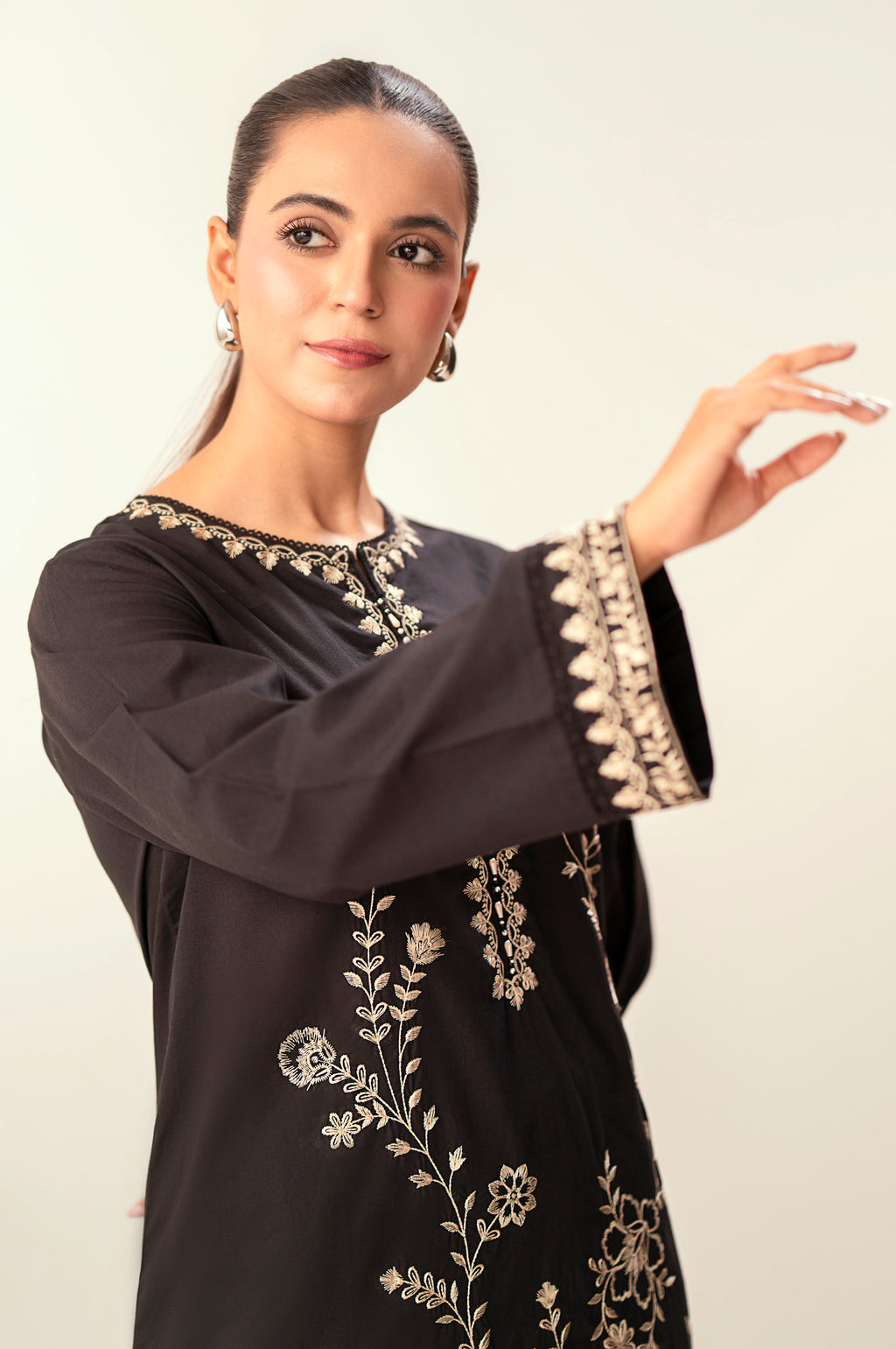 Stitched 2 Piece Embroidered Lawn Suit