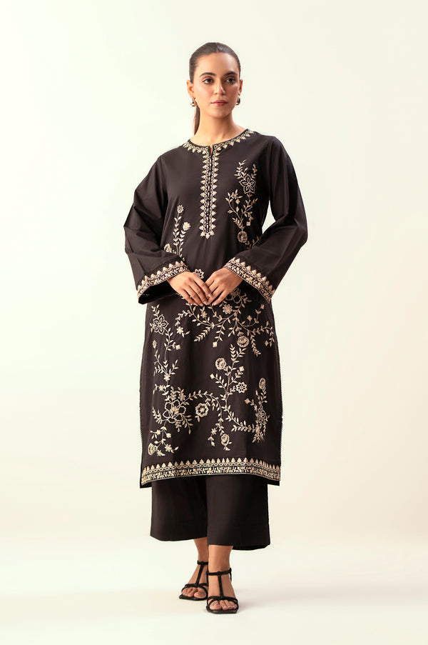 Stitched 2 Piece Embroidered Lawn Suit