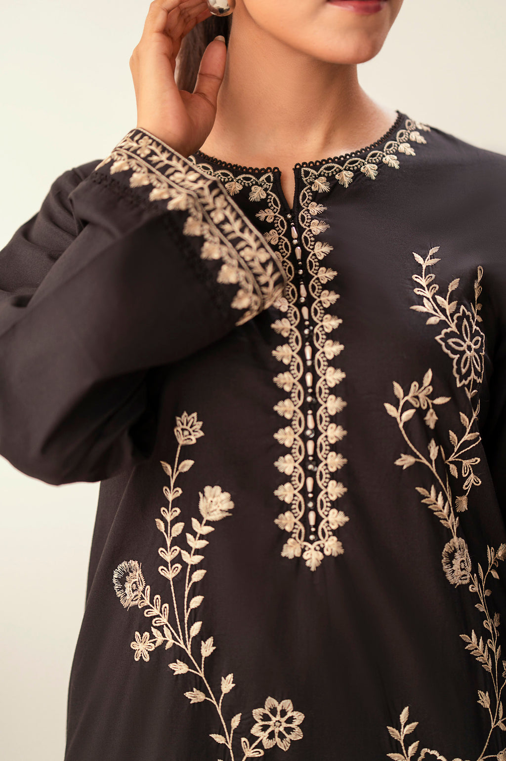 Stitched 2 Piece Embroidered Lawn Suit