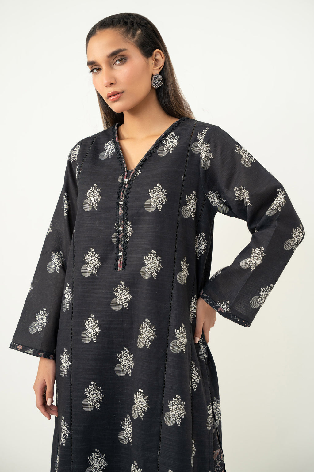 PRINTED SHIRT BOTTOM SUIT