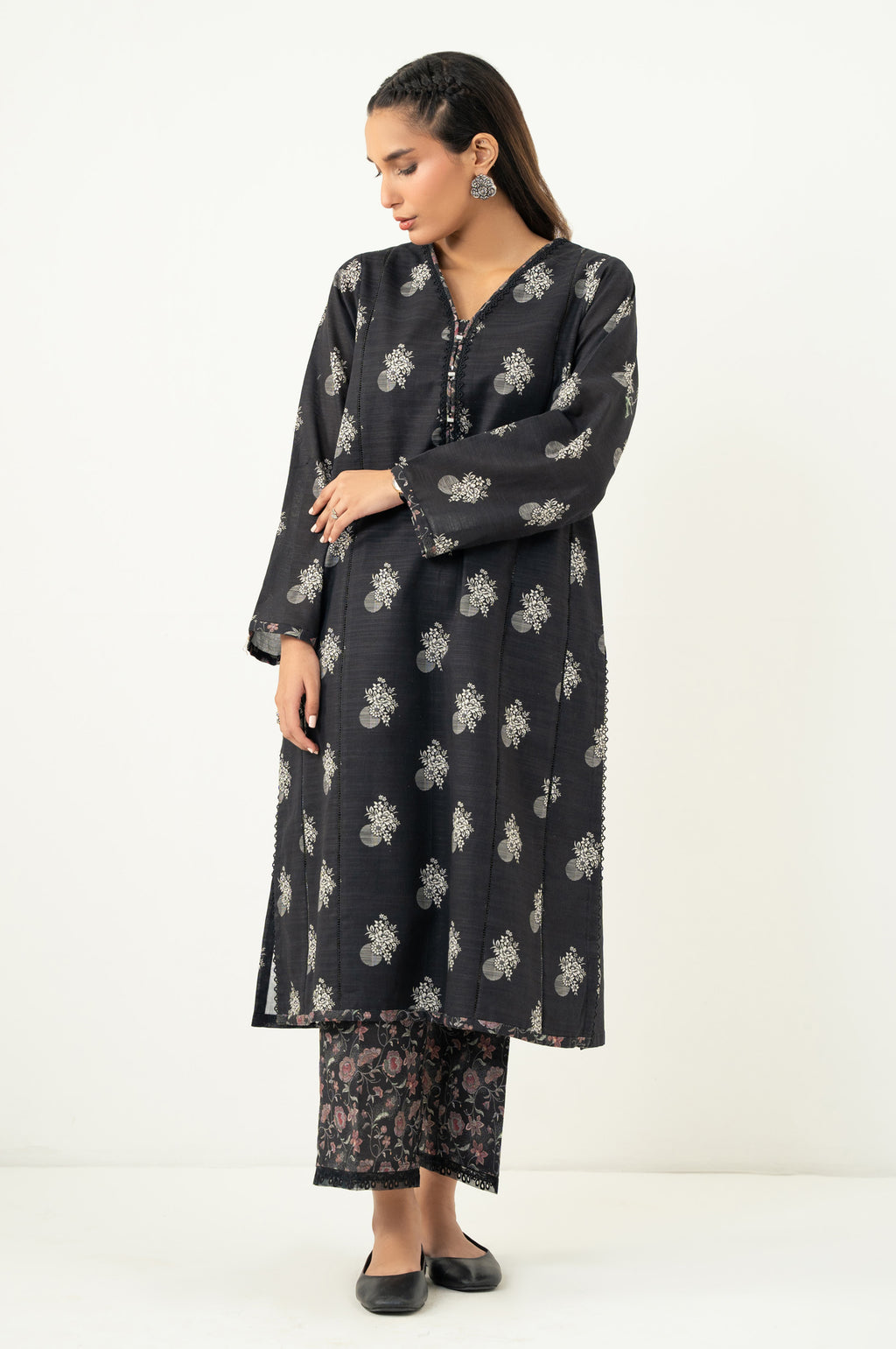PRINTED SHIRT BOTTOM SUIT
