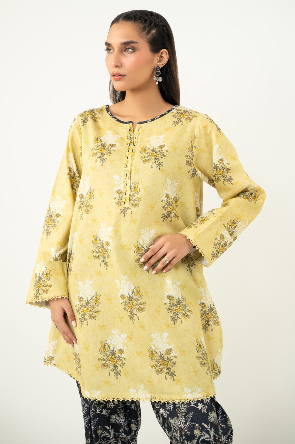PRINTED SHIRT BOTTOM SUIT