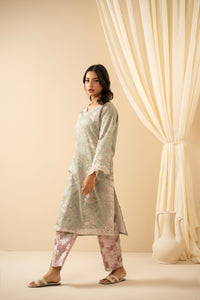 STITCHED EMBROIDERED SHIRT BOTTOM