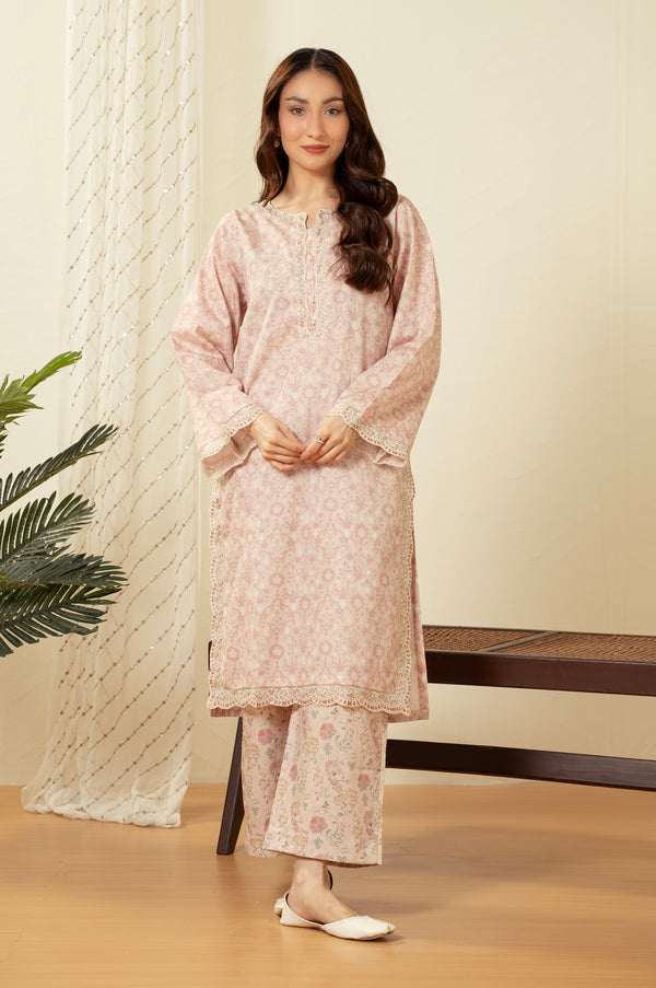 STITCHED EMBROIDERED SHIRT BOTTOM