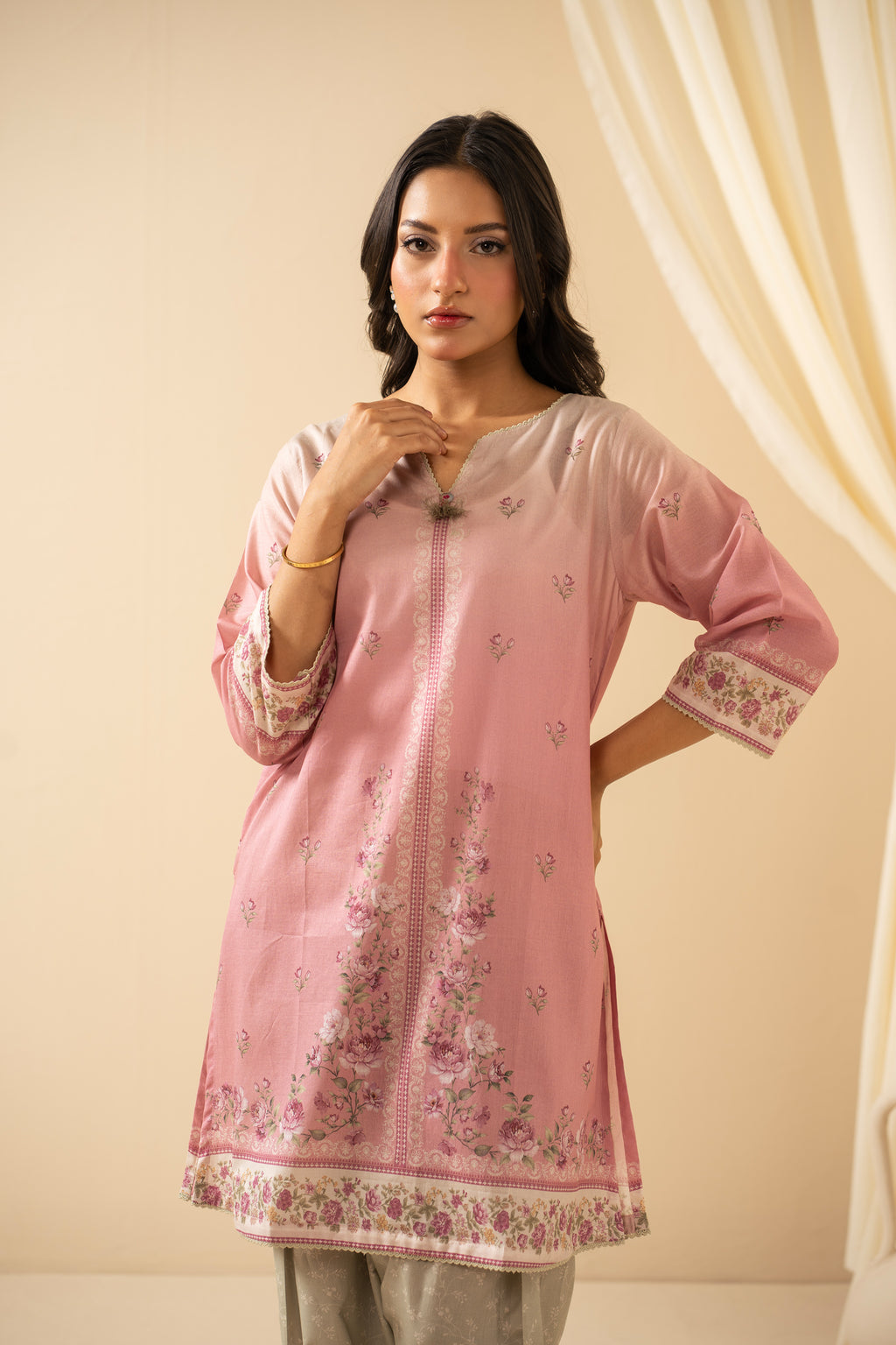 STITCHED EMBROIDERED CO-ORD SET