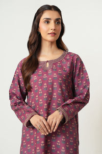 STITCHED PRINTED SHIRT BOTTOM