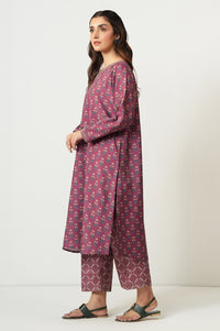 STITCHED PRINTED SHIRT BOTTOM