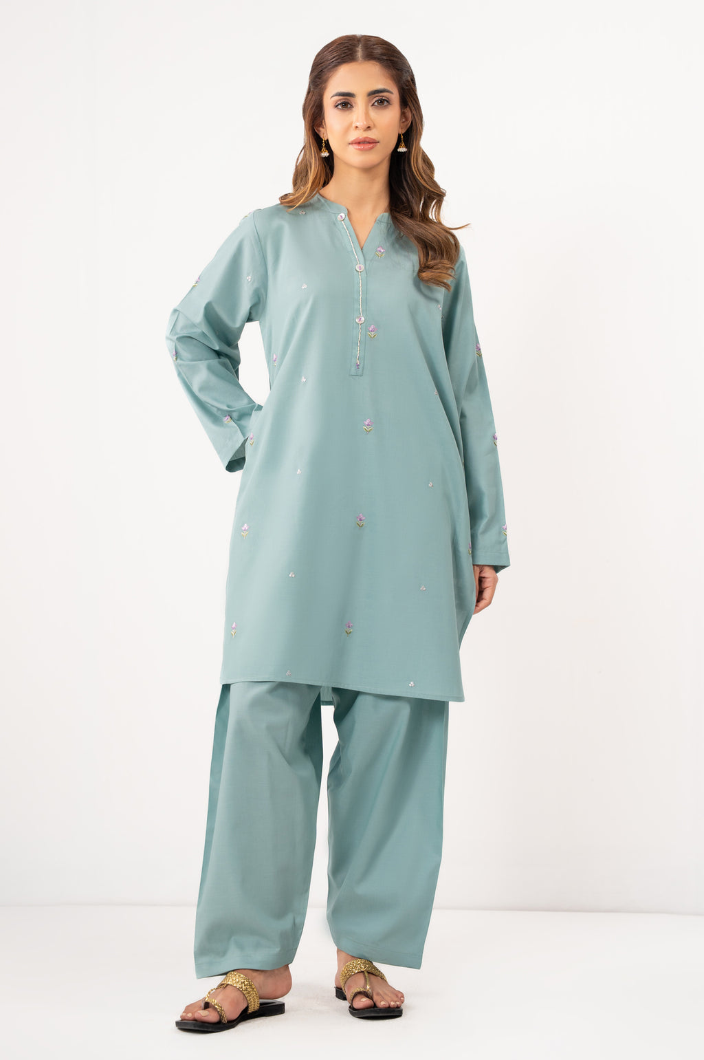 EMBROIDERED SUIT