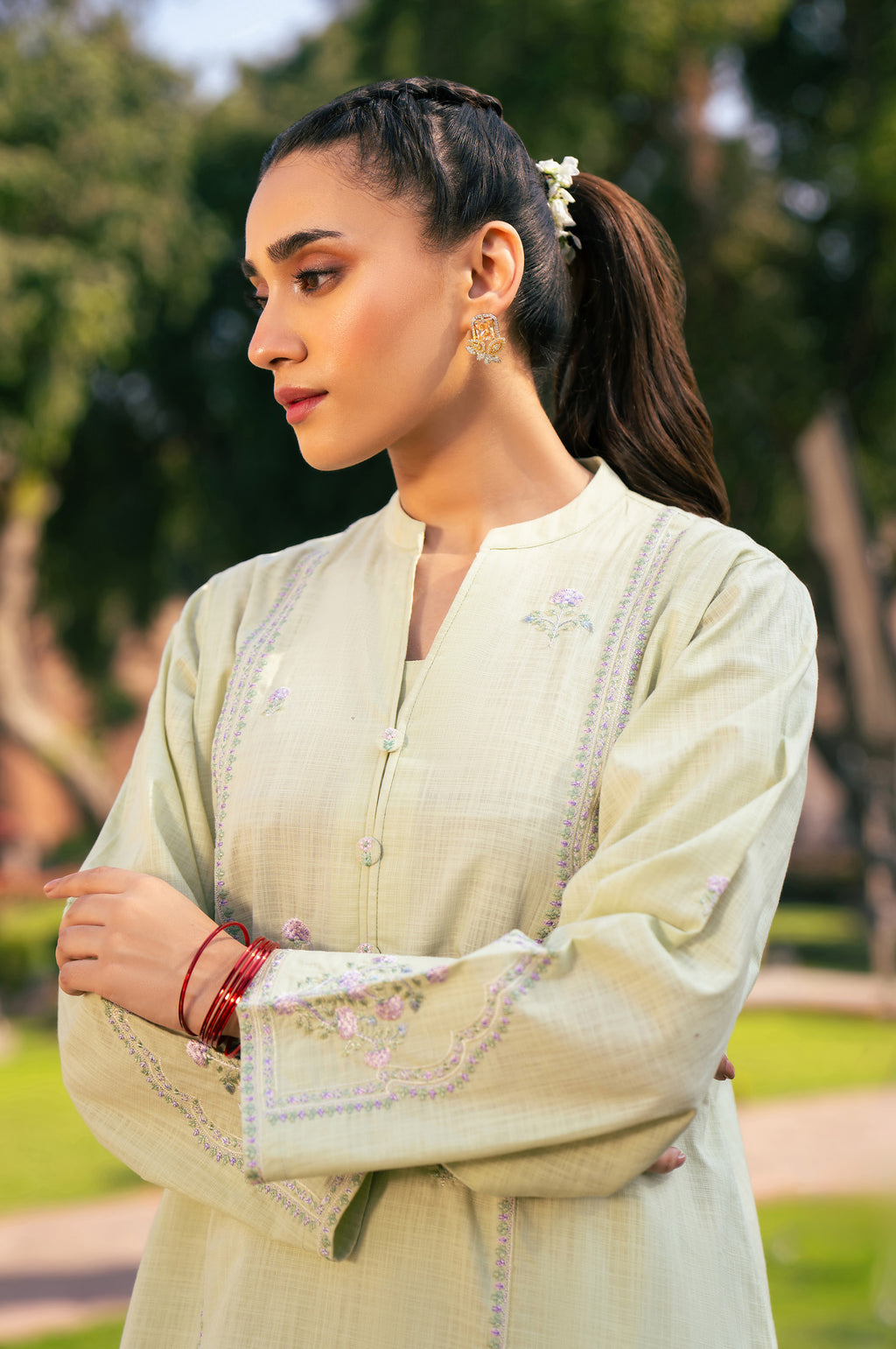 EMBROIDERED SUIT