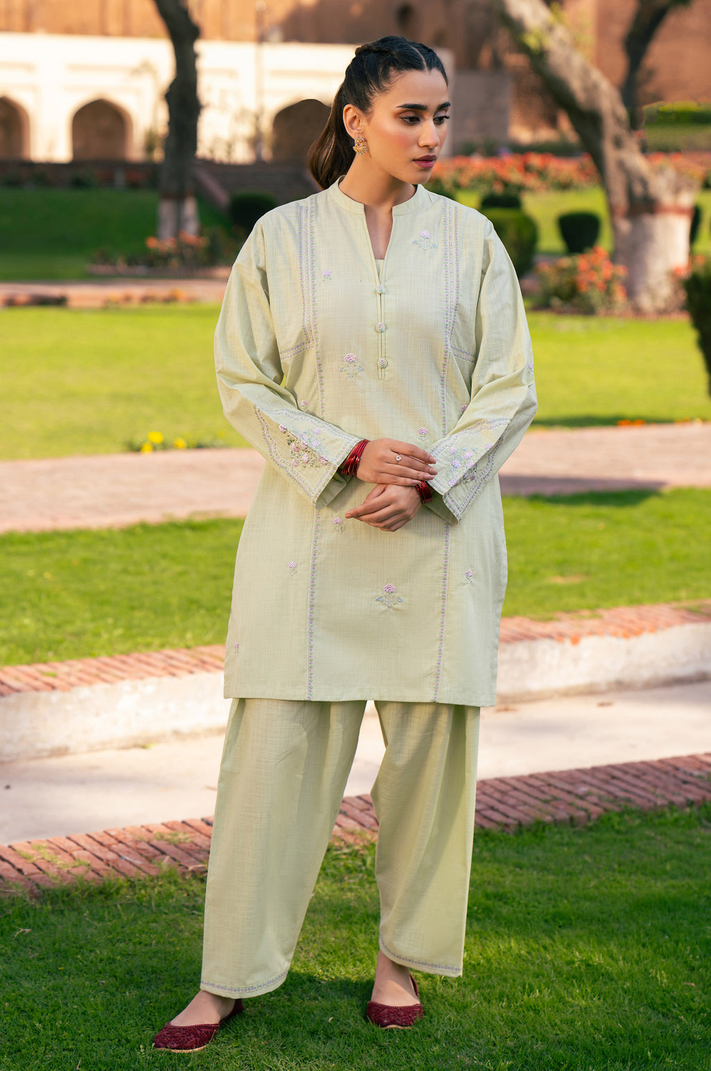 EMBROIDERED SUIT