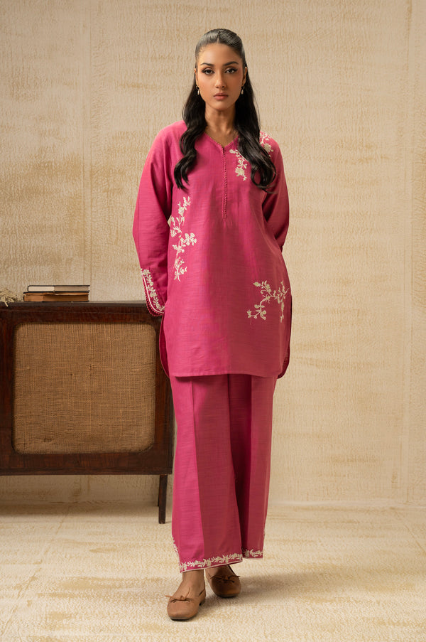STITCHED EMBROIDERED SUIT