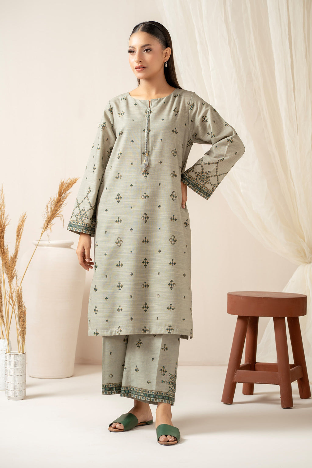 STITCHED PRINTED SHIRT BOTTOM (FACTORY E-OUTLET)