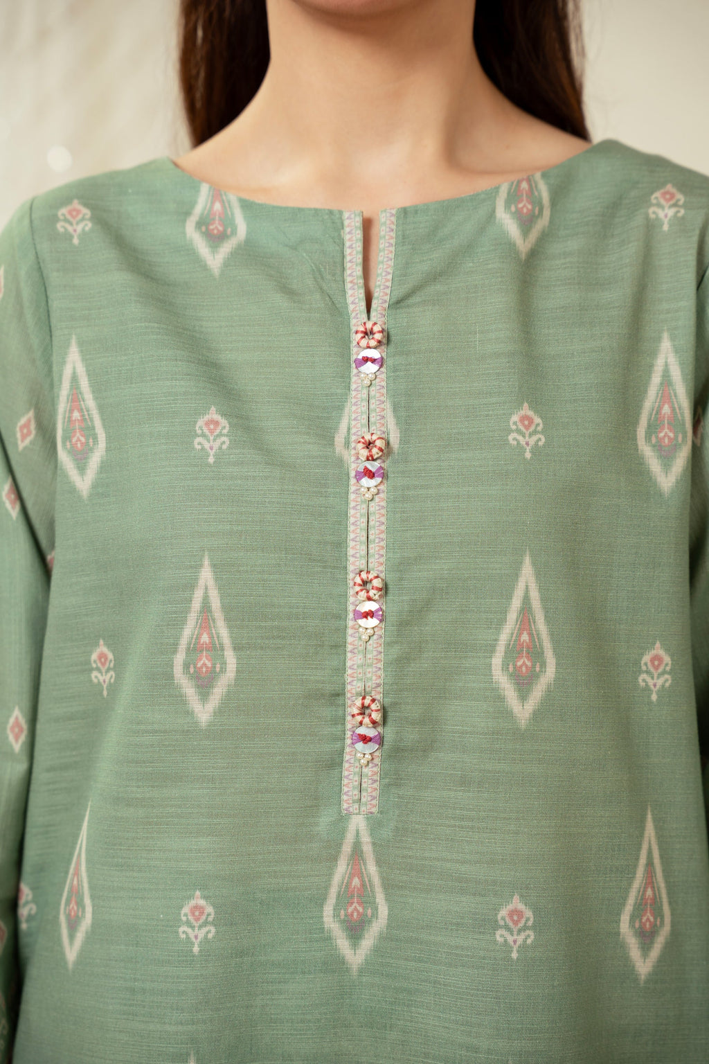 STITCHED PRINTED SHIRT BOTTOM (FACTORY E-OUTLET)