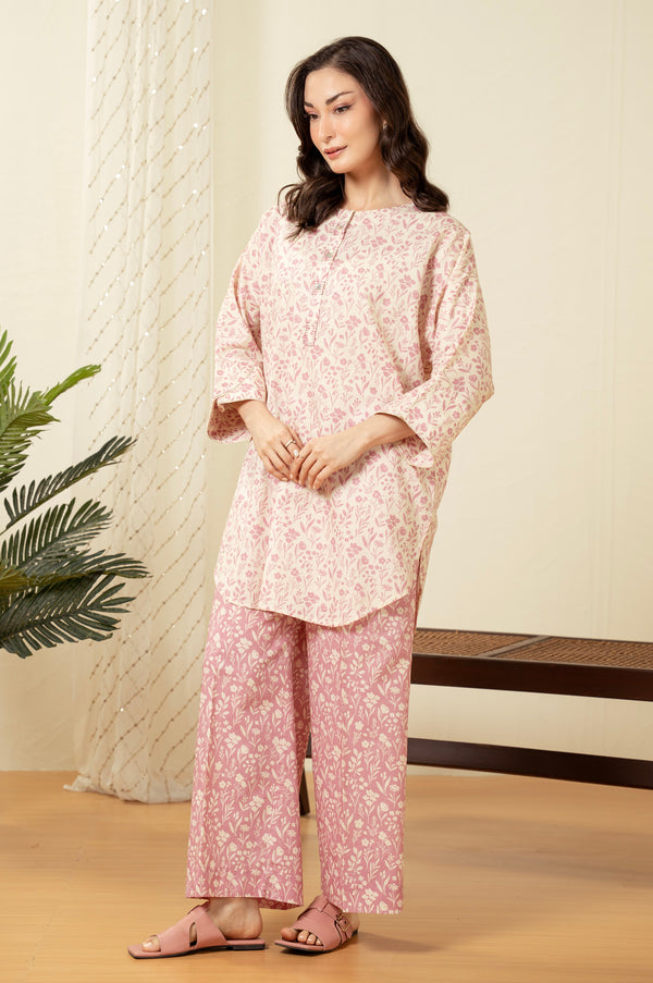 STITCHED PRINTED SUIT