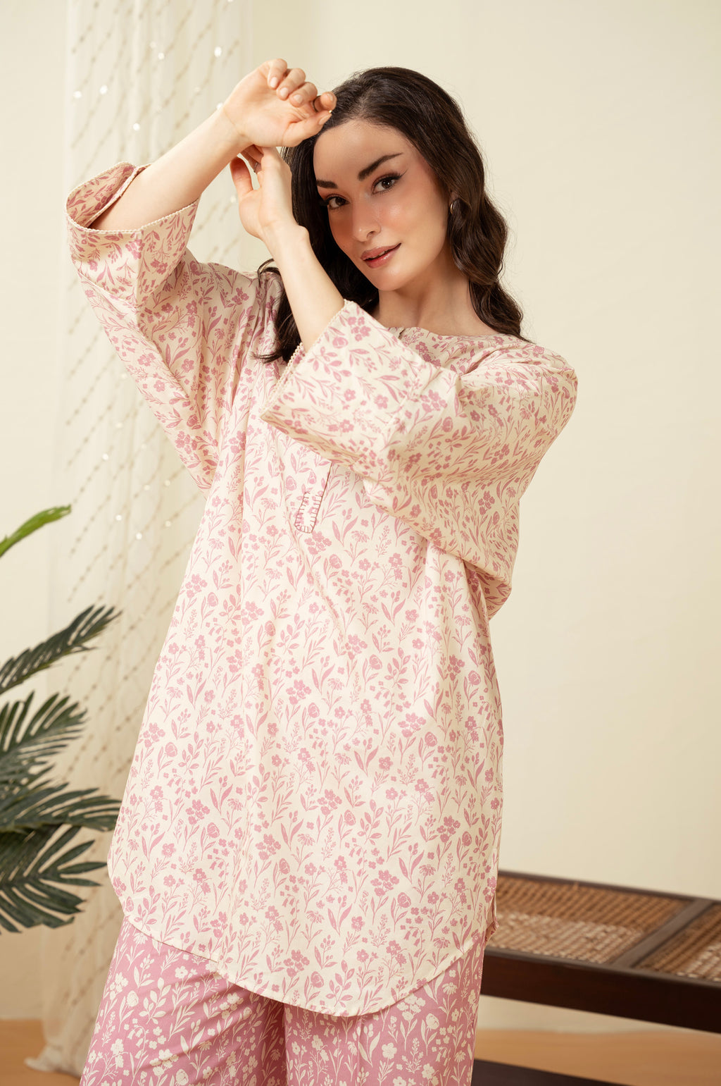 STITCHED PRINTED SUIT